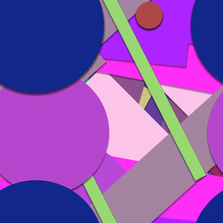 Flat material design - Creative vector trend seamless.のイラスト素材