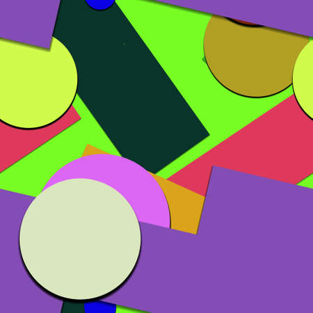 Flat material design - Creative vector trend seamless.のイラスト素材