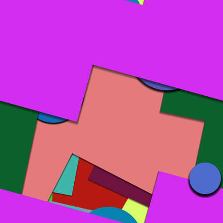 Flat material design - Creative vector trend seamless.のイラスト素材