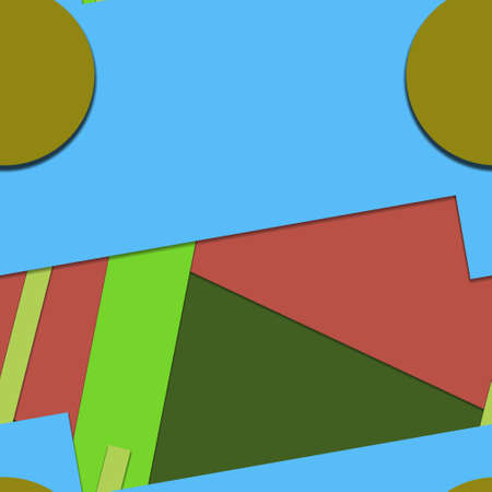 Flat material design - Creative vector trend seamless.のイラスト素材