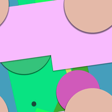 Flat material design - Creative vector trend seamless.のイラスト素材