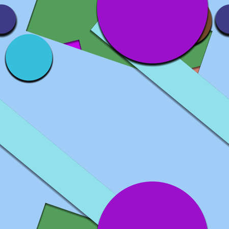 Flat material design - Creative vector trend seamless.のイラスト素材