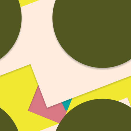 Flat material design - Creative vector trend seamless.のイラスト素材