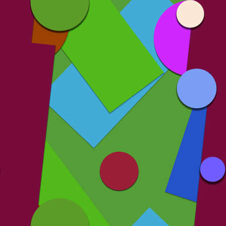 Flat material design - Creative vector trend seamless.のイラスト素材