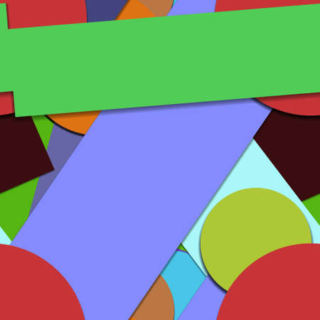 Flat material design - Creative vector trend seamless.のイラスト素材