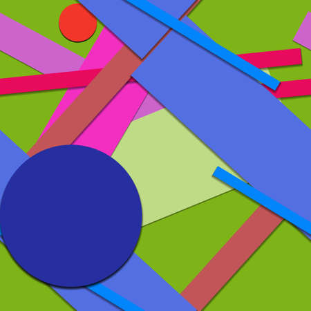 Flat material design - Creative vector trend seamless.のイラスト素材