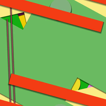 Flat material design - Creative vector trend seamless.のイラスト素材