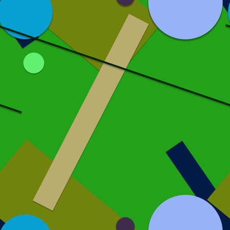 Flat material design - Creative vector trend seamless.のイラスト素材
