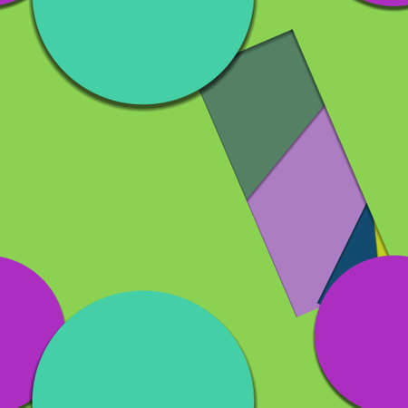 Flat material design - Creative vector trend seamless.のイラスト素材