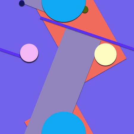 Flat material design - Creative vector trend seamless.のイラスト素材