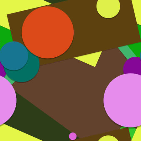 Flat material design - Creative vector trend seamless.のイラスト素材