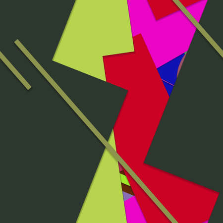 Flat material design - Creative vector trend seamless.のイラスト素材