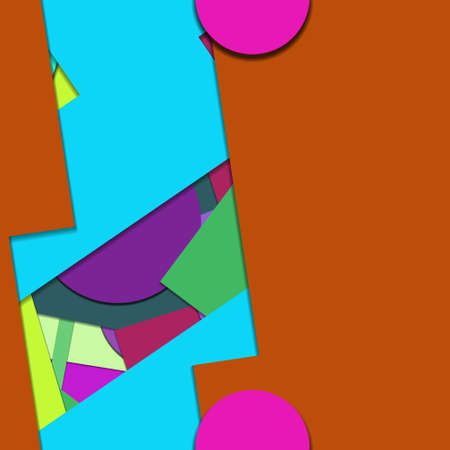 Flat material design - Creative vector trend seamless.のイラスト素材