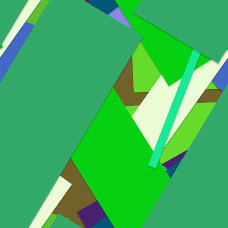 Flat material design - Creative vector trend seamless.のイラスト素材