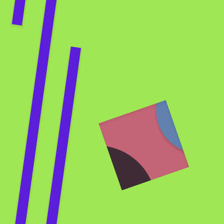 Flat material design - Creative vector trend seamless.のイラスト素材