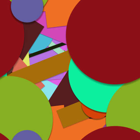 Flat material design - Creative vector trend seamless.のイラスト素材
