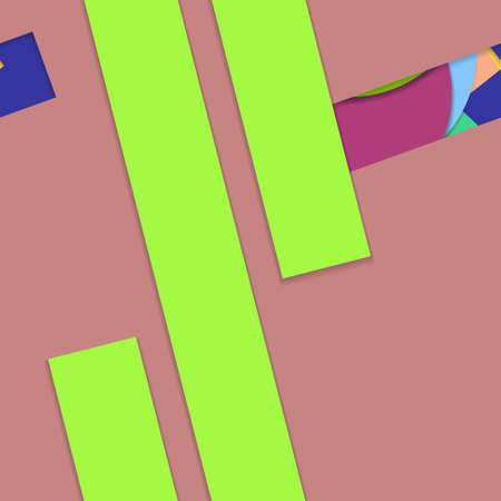 Flat material design - Creative vector trend seamless.のイラスト素材