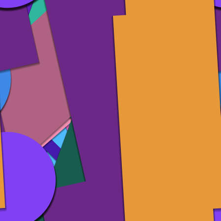 Flat material design - Creative vector trend seamless.のイラスト素材