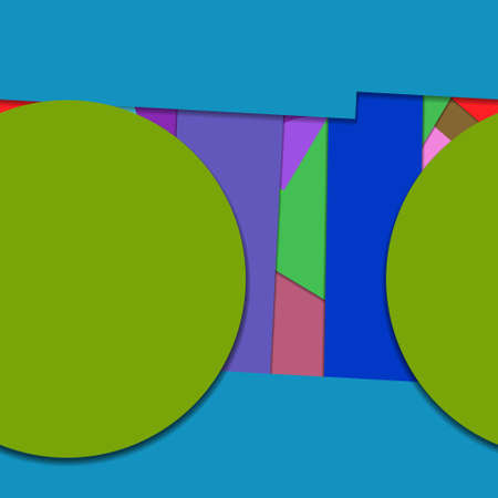 Flat material design - Creative vector trend seamless.のイラスト素材