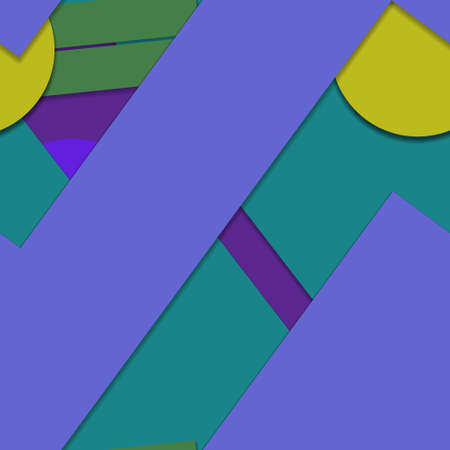 Flat material design - Creative vector trend seamless.のイラスト素材