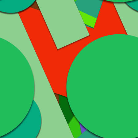 Flat material design - Creative vector trend seamless.のイラスト素材