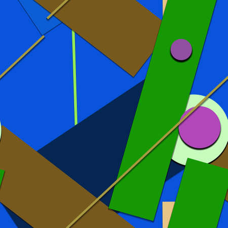 Flat material design - Creative vector trend seamless.のイラスト素材