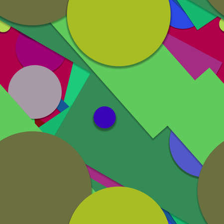 Flat material design - Creative vector trend seamless.のイラスト素材
