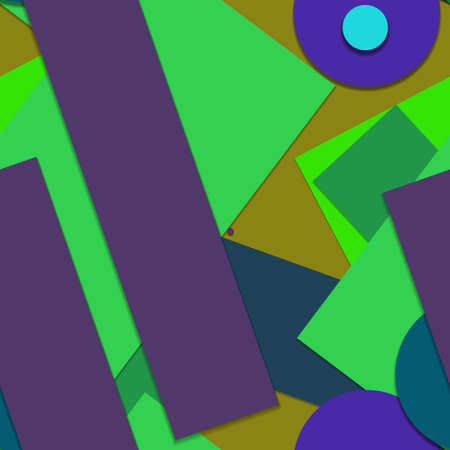 Flat material design - Creative vector trend seamless.のイラスト素材