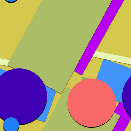 Flat material design - Creative vector trend seamless.のイラスト素材