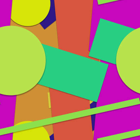 Flat material design - Creative vector trend seamless.のイラスト素材