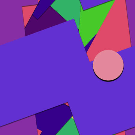 Flat material design - Creative vector trend seamless.のイラスト素材
