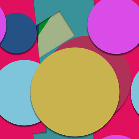 Flat material design - Creative vector trend seamless.のイラスト素材