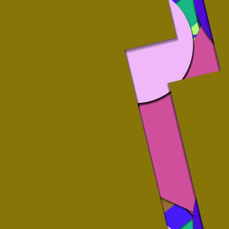 Flat material design - Creative vector trend seamless.のイラスト素材