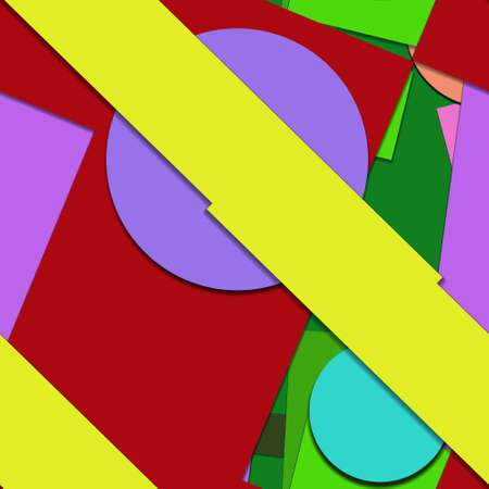 Flat material design - Creative vector trend seamless.のイラスト素材