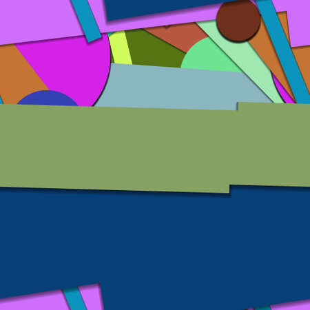 Flat material design - Creative vector trend seamless.のイラスト素材