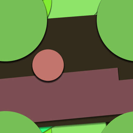 Flat material design - Creative vector trend seamless.のイラスト素材