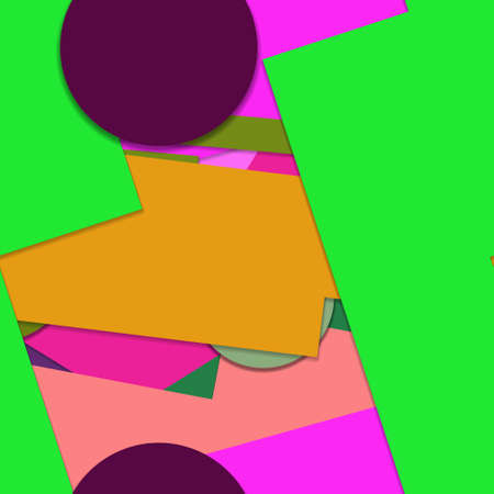 Flat material design - Creative vector trend seamless.のイラスト素材