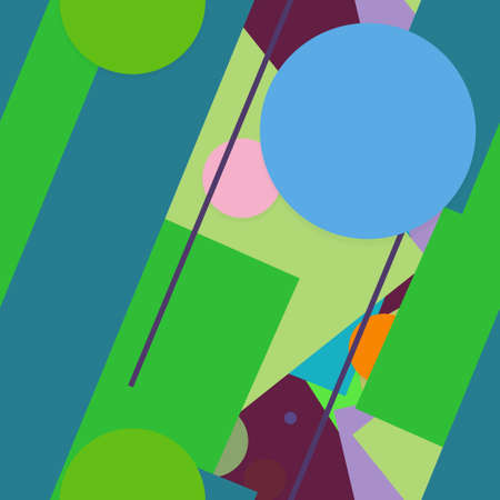 Flat material design - Creative vector trend seamless.のイラスト素材
