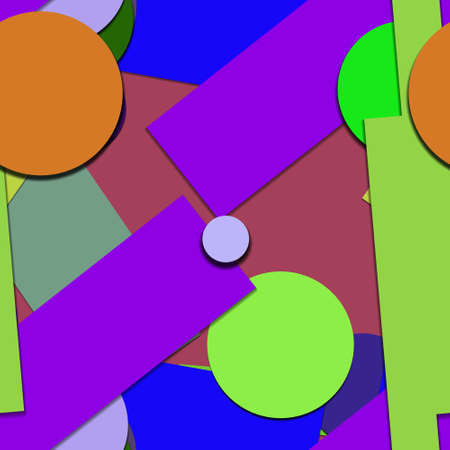 Flat material design - Creative vector trend seamless.のイラスト素材