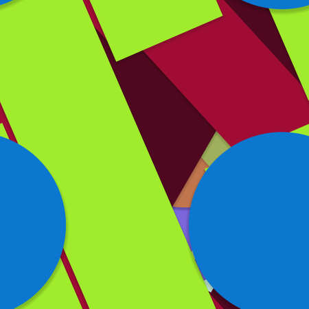 Flat material design - Creative vector trend seamless.のイラスト素材