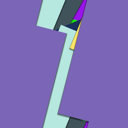 Flat material design - Creative vector trend seamless.のイラスト素材