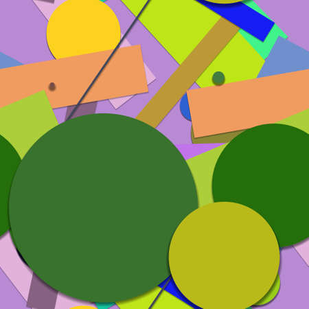 Flat material design - Creative vector trend seamless.のイラスト素材