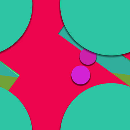Flat material design - Creative vector trend seamless.のイラスト素材