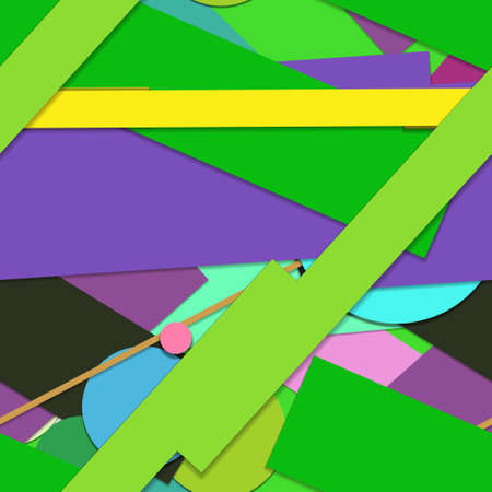 Flat material design - Creative vector trend seamless.のイラスト素材