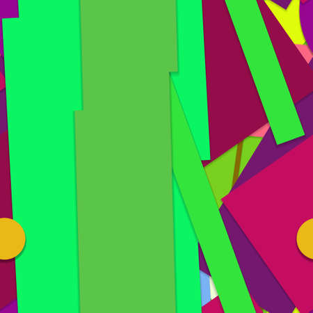 Flat material design - Creative vector trend seamless.のイラスト素材
