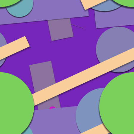 Flat material design - Creative vector trend seamless.のイラスト素材