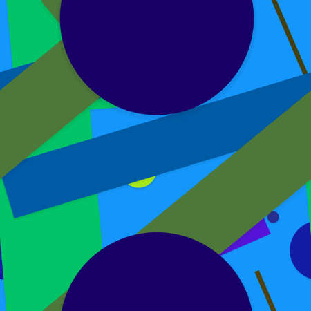Flat material design - Creative vector trend seamless.のイラスト素材