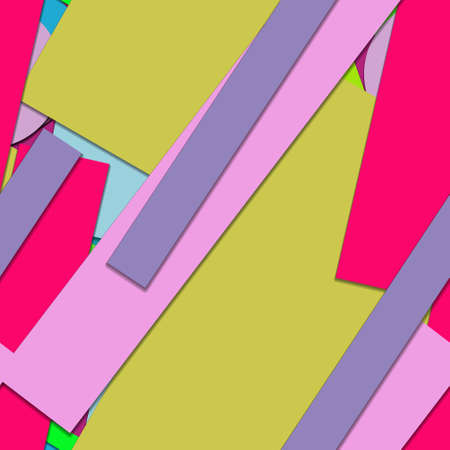 Flat material design - Creative vector trend seamless.のイラスト素材