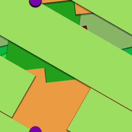 Flat material design - Creative vector trend seamless.のイラスト素材