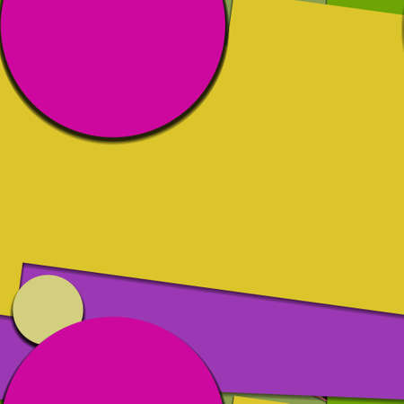 Flat material design - Creative vector trend seamless.のイラスト素材